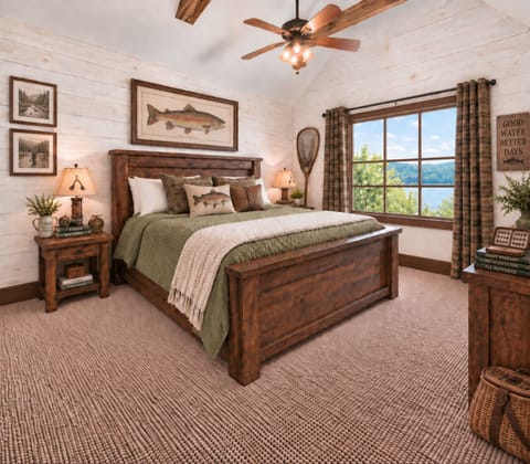 Master Suite on the upper level