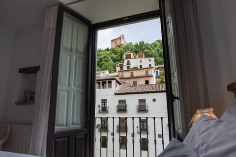 Double Room with views to The Alhambra | 1 bedroom, down comforters, minibar, individually decorated
