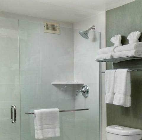 Free toiletries, hair dryer, towels