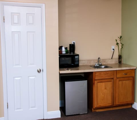 Double Room Single Use, Multiple Beds | Private kitchenette | Fridge, microwave, coffee/tea maker, cookware/dishes/utensils