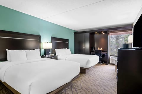 Standard Room, 2 Queen Beds, Non Smoking | Desk, iron/ironing board, free cribs/infant beds, free WiFi