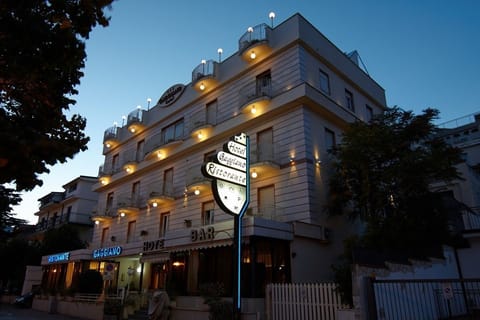 Front of property - evening/night