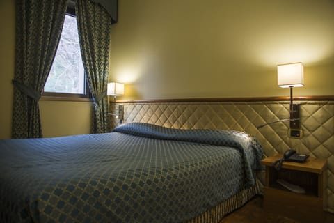 Down comforters, minibar, desk, blackout drapes