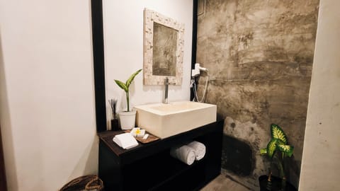 Deluxe Double Room | Bathroom | Shower, free toiletries, hair dryer, towels