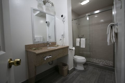 Standard Room, 1 King Bed | Bathroom | Free toiletries, towels