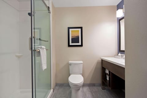 Free toiletries, hair dryer, towels