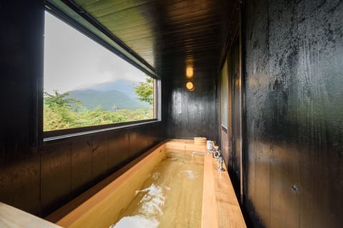 Superior with Private Open-Air Bath | Bathroom | Free toiletries, hair dryer, slippers, bidet