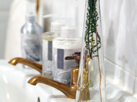 Deluxe Double Room | Bathroom | Free toiletries, hair dryer, towels, soap