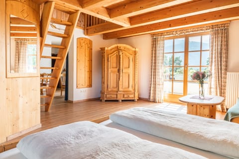 Family Loft, 2 Bedrooms, Balcony, Mountain View | Hypo-allergenic bedding, individually decorated, individually furnished