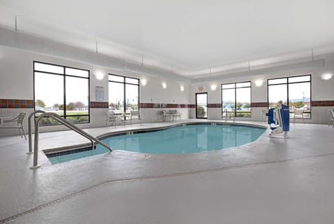 Indoor pool, open 6 AM to 11 PM, sun loungers