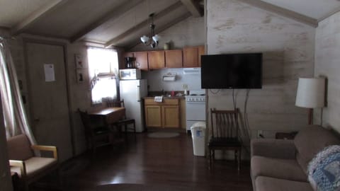 Fridge, microwave, coffee/tea maker