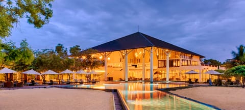 Front of property - evening/night