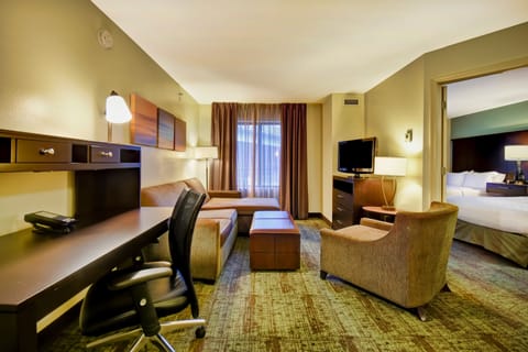 Suite, 1 Bedroom, Kitchen | Premium bedding, pillowtop beds, in-room safe, desk