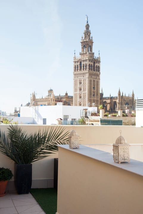 Deluxe Penthouse, 2 Bedrooms, Terrace, City View | Terrace/patio