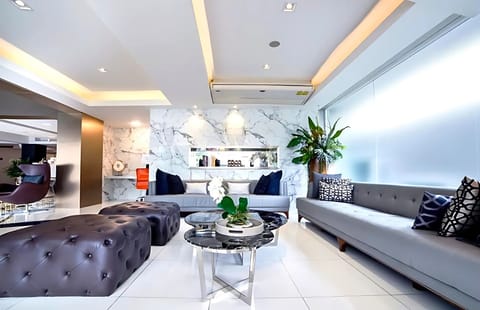 Lobby sitting area