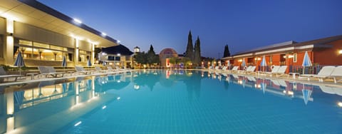 2 indoor pools, outdoor pool, pool umbrellas, sun loungers