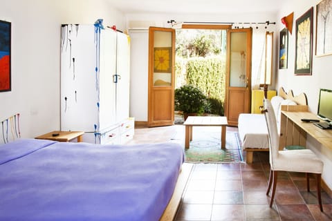 Individually decorated, individually furnished, desk, blackout drapes