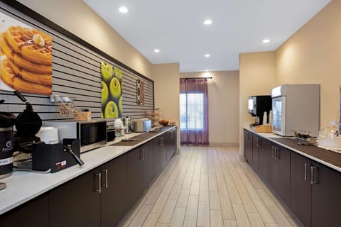 Free daily self-serve breakfast