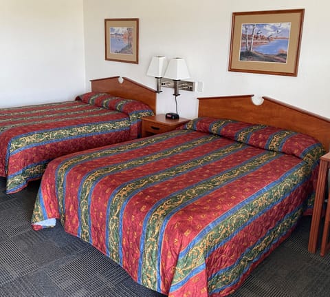 Standard Room, 2 Queen Beds | Laptop workspace, blackout drapes, free WiFi, bed sheets