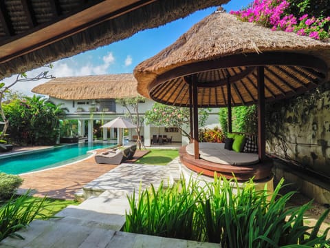 Three Bedroom Private Pool Villa | Living area | Flat-screen TV