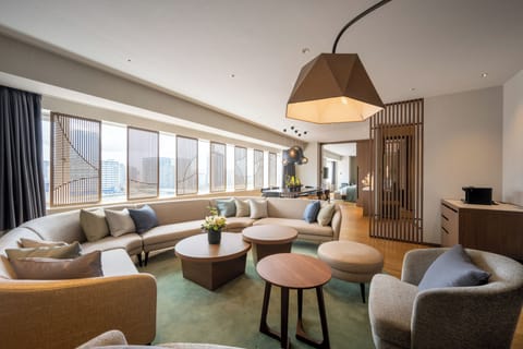 Grand Suite, Multiple Beds, Non Smoking, River View | Desk, laptop workspace, blackout drapes, free WiFi