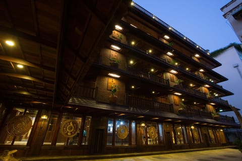 Front of property - evening/night