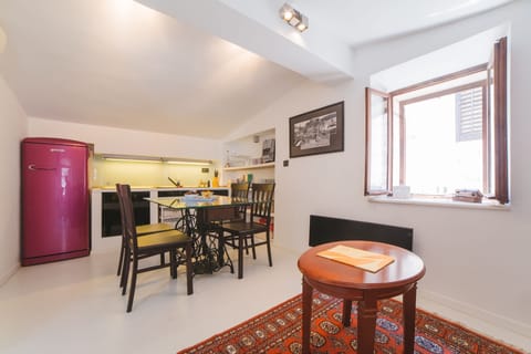 Luxury Apartment | Private kitchen | Fridge, stovetop, electric kettle