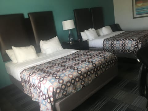 In-room safe, desk, laptop workspace, blackout drapes