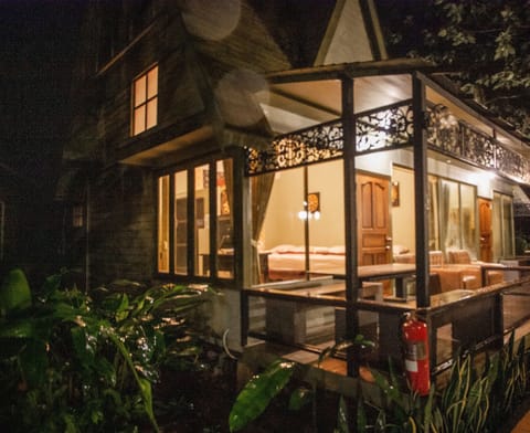 Front of property - evening/night