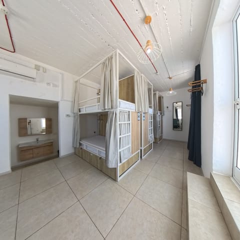 Shared Dormitory, Mixed Dorm, Terrace, Sea View (6 beds) | In-room safe, desk, free WiFi, bed sheets