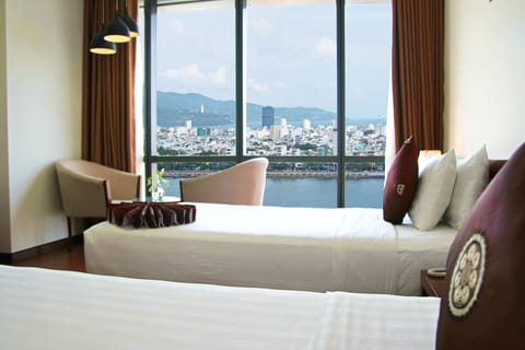 Superior Double Room, City View | Minibar, in-room safe, desk, blackout drapes