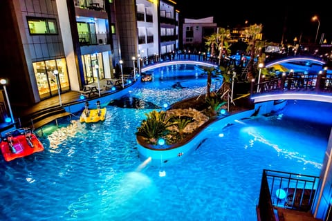 Front of property - evening/night