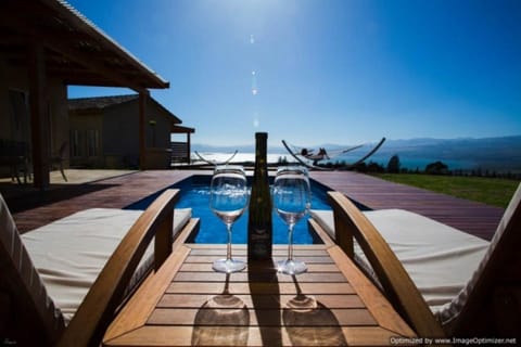Seasonal outdoor pool, pool umbrellas, sun loungers