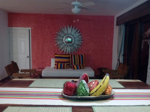 Deluxe Suite, 1 King Bed, Kitchen | Living room | 32-inch flat-screen TV with cable channels, TV