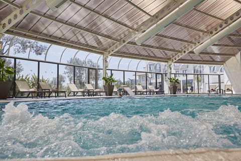 Indoor pool, outdoor pool