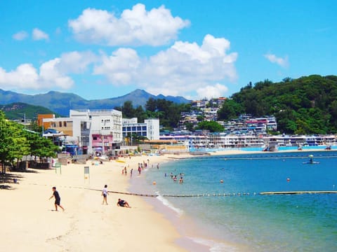 Beach nearby, white sand