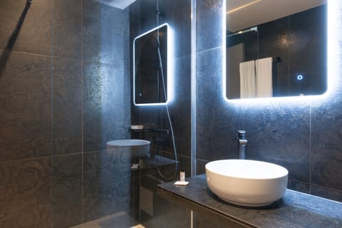 Free toiletries, hair dryer, towels, soap