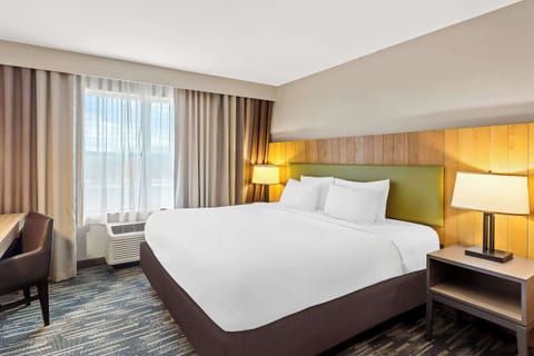 Room, 1 King Bed, Non Smoking | Tempur-Pedic beds, desk, blackout drapes, iron/ironing board