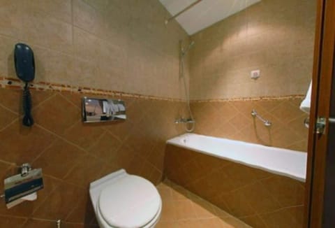 Free toiletries, hair dryer, towels