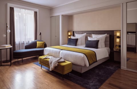 In-room safe, blackout drapes, iron/ironing board