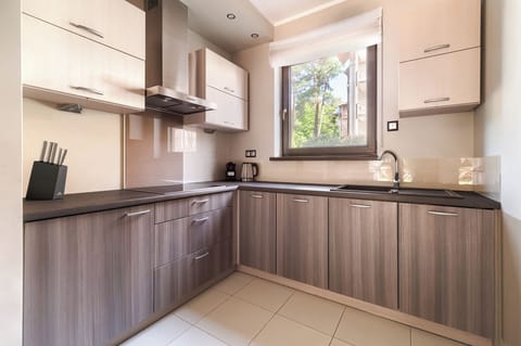 Classic Apartment | Private kitchen | Stovetop, electric kettle