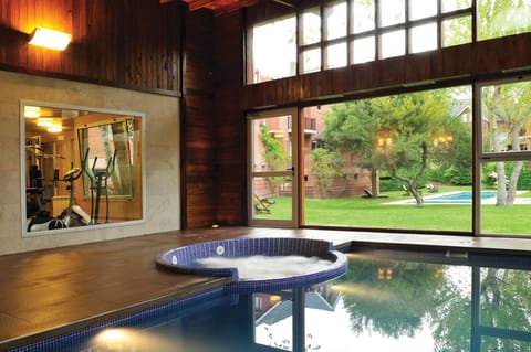 Indoor pool, seasonal outdoor pool