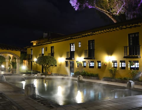 Front of property - evening/night