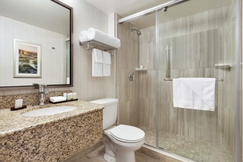 Free toiletries, hair dryer, towels, soap