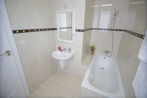 Double or Twin Room | Bathroom | Hair dryer, towels, soap, toilet paper