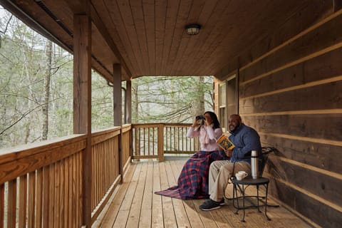 Cabin, 2 Bedrooms, Kitchen | Terrace/patio