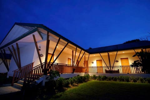 Front of property - evening/night