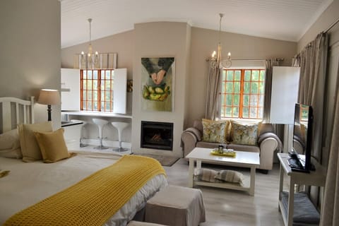 Deluxe Studio | Living area | Flat-screen TV