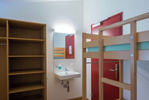 Standard Shared Dormitory, Men only, Shared Bathroom (1 bed in 4 bed dorm) | In-room safe, desk, bed sheets