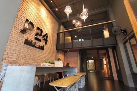Interior entrance